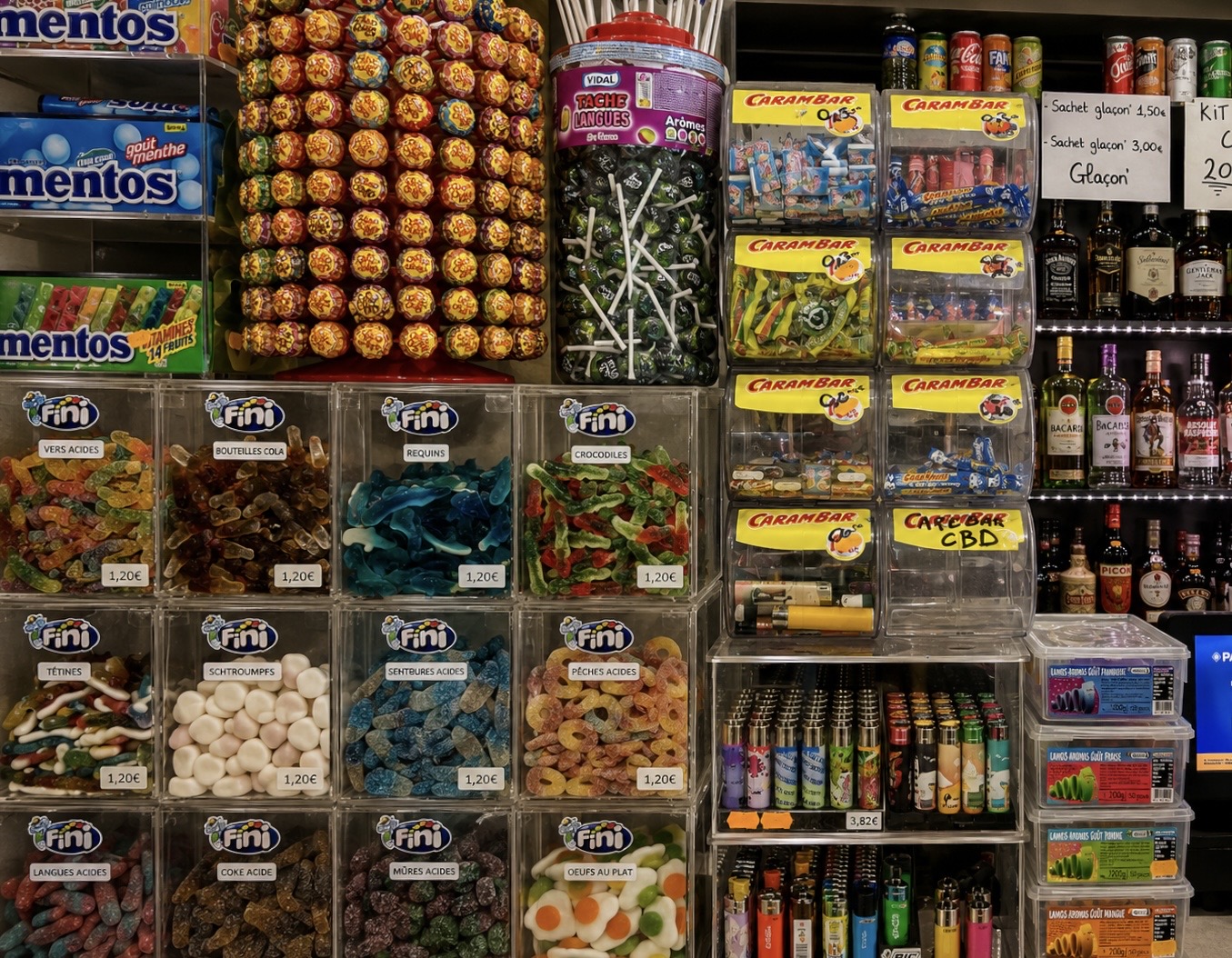 Rayon bonbons et confiseries