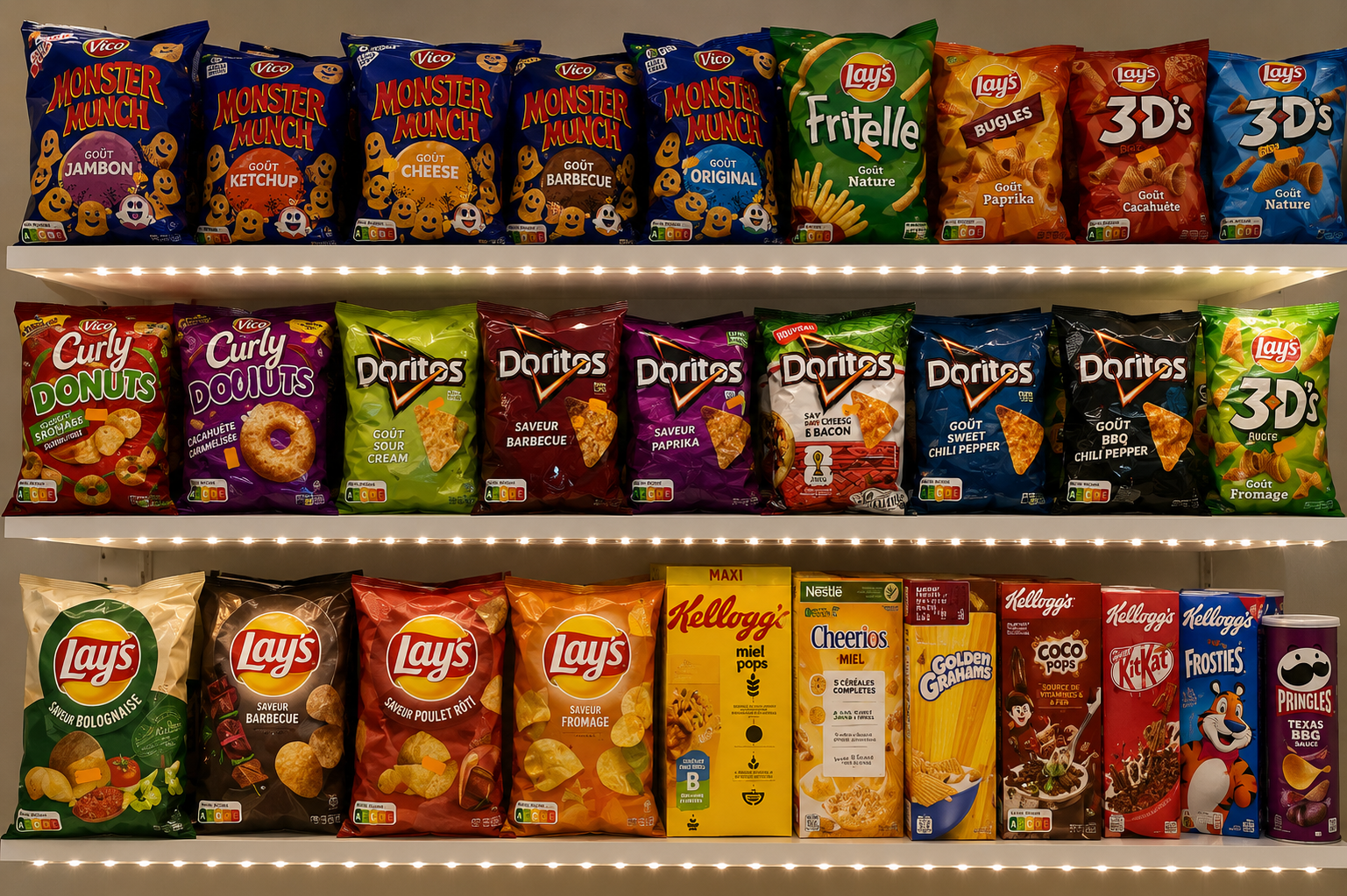 Rayon chips et snacks salés