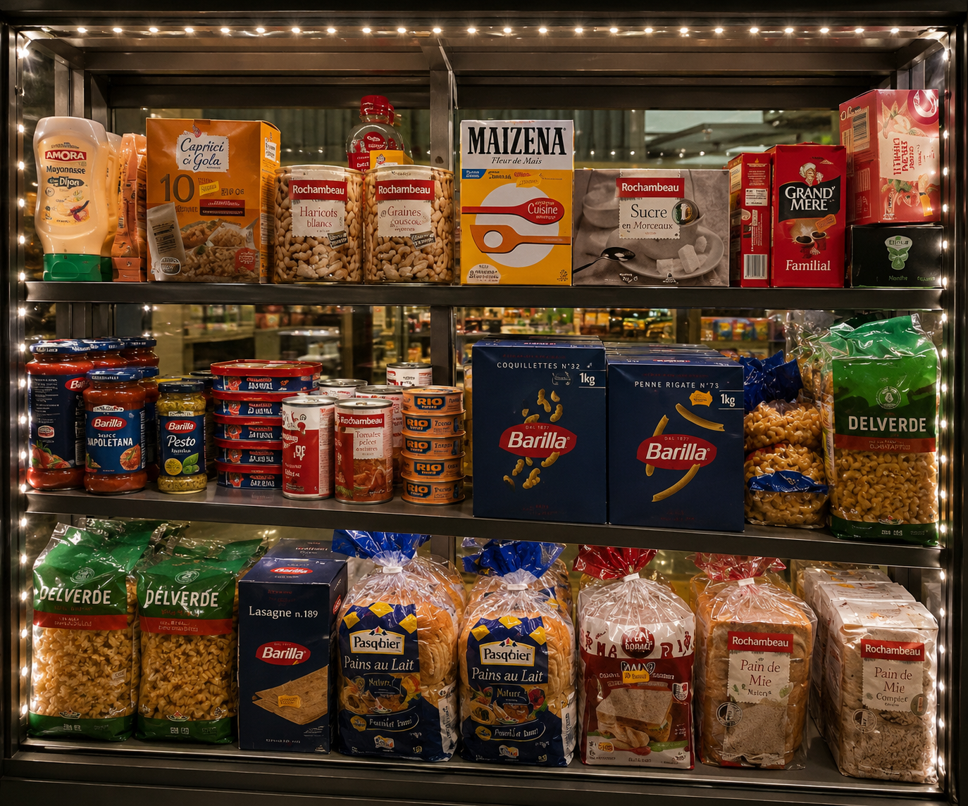 Sélection de produits snacking